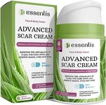 Scar Removal Cream for Women & Men, Rapid Repair of New Old Scars, Spots, Burns All Natural Treatment with Vitamin E, B5, C, Aloe Vera, 1.7 Fl Oz