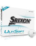 Srixon UltiSoft 4 - Dozen Golf Balls - Soft Feel - Very Low Compression - Control and Feel - Premium Golf Accessories and Golf Gifts