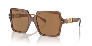 Versace Women's Modern Sunglasses, Brown