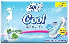 SOFY COOL EXTRA LONG 54 PC Sanitary Pad (Pack of 54)