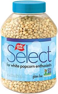 Jolly Time Popcorn Kernels, Gourmet Popping Corn for Air Popper Machine or Stovetop, Select White Pop Corn, 30 Ounce (Pack of 6)