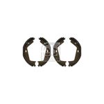 febi bilstein 34255 Brake Shoe Set for parking brake, pack of two