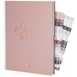 Perfect Planner Company - 2025 Business & Lifestyle Planner - Monthly & Weekly Diary - Habit Tracker - Social Media Planning - Meal and Exercise Planner - Sticker Pack. 100gsm FSC Paper, Dusky Pink