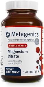 Metagenics Magnesium Citrate - 300 mg Magnesium & 60 mg Calcium (as Citrates) - Muscle & Bone Health Support* - Gluten-Free & Vegetarian - 120 Count