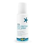 CCS Anti-Friction Foot Spray for increased comfort in the shoe - Prevents skin irritation and chafing caused by friction - 100ml