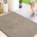 FCSDETAIL Dirt Trapper Indoor Door Mat 50 x 80 cm, Machine Washable Entrance Rug, Dog Doormat, Non-slip Inside Floor Mat for Entryway, Muddy Shoes & Paws