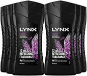 Lynx Excite Shower Gel Mens Body Wash, 225ml (6 Pack)