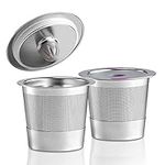 2 Stainless Steel Reusable K Cups f