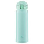 Zojirushi SM-WA48-GL Water Bottle, One-Touch Stainless Steel Mug, Seamless 0.48L Apple Green