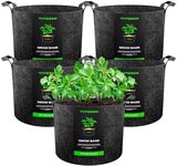 VIVOSUN 5-Pack 1 Gallon Heavy Duty 