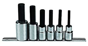 Stanley Proto J5441-SM 1/2-Inch Drive Metric Hex Bit Set, 6-Piece