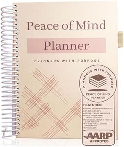 Planners with Purpose End of Life Planner - Guided Final Arrangements When I'm Gone Workbook Organizer Notebook for Beneficiary Info, Will Preparation, Last Wishes, Funeral Planning - Peace of Mind B5