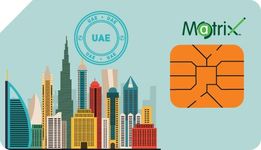 Generic Matrix UAE Prepaid SIM Card with Free Data, Calls to India and Unlimited Free Incoming