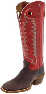 Tony Lama Boot Company Men's Brown Rosston 16in Buckaroo Cowboy Boots, Brown, 10 Wide