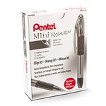 Pentel RSVP Mini Ballpoint Pen, (1.0mm) Medium Line, Violet Ink, 12 Count (Pack of 1) (BK91MNV-V)