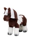 LeMieux Toy Pony Dazzle for Kids - Brown Skewbald - Soft Coat - Flexible - Pretend Play - Stuffed Animal Horse - Gift for Kids - Suitable for Ages 3 Years +