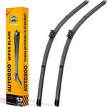 AUTOBOO 22"+22" Windshield Wiper Blade Sets Replacement for Mercedes Benz C class and GLC class 2015-2020 W205 C205 A205 -Original Factory Quality (Pack of 2)