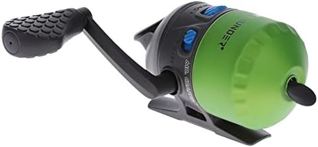 Lew's Crappie Thunder Spincast Fishing Reel, 4.3:1 Gear Ratio, Right or Left-Hand Retrieve, Crappie Thunder Green