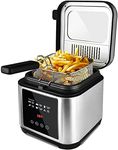 CUSIMAX Deep Fryer with Basket for 