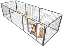 Ellie-Bo Heavy Duty 8-piece 120cm High Modular Dog Pen