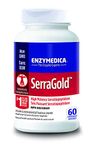 Enzymedica - SerraGold, 60 Capsules - High Potency Serrapeptase Enzymes - Promotes Recovery, Circulation & Cardiovascular Function - Supports Mobility, Sinus Health and Immune System