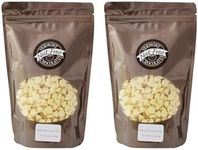 Vermont Nut Free Chocolates Baking Chips (White Chocolate) 16 Ounces, 2 Bags