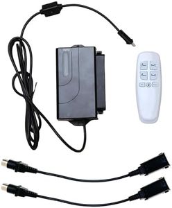 Adjustable Bed Richmat HJH13D Remote HJC18 Control Box and Conversion Cable Kits Replacement