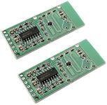 Kiro&Seeu 2PCS Microwave Doppler Radar Motion Detector Sensor RCWL-0516 Module Board Switch Compatible with Ar-duino Raspberry PI,Human Rat Cat Detector, (CWL-0516-MD-2P)