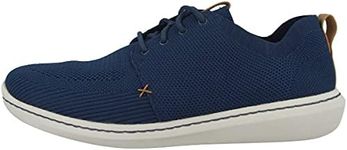 Clarks Men’s Step Urban Mix Sneaker, Navy Textile Knit, UK 10/US 11