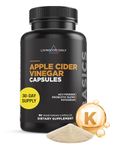 Livingood Daily Apple Cider Vinegar Capsules with The Mother, 1500mg ACV with Probiotic Blend and Potassium - Healthy Gut, Digestion, Appetite, & Weight - No Sugar, Vegan - 90 Caps