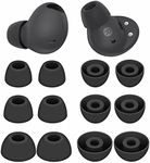 6 Pairs Galaxy Buds 2 Pro Ear Tips Buds Eartips, S/M/L Replacement Soft Silicone Rubber Flexible Gel Earbuds Earplug Fit in Case Compatible with Samsung Galaxy Buds 2 Pro 2022 Release - Graphite