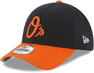 New Era MLB The League 9FORTY 2-Tone Adjustable Hat Cap One Size Fits All, Orange, One Size