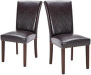 COLAMY Upholstered Parsons Dining C