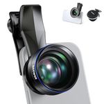 NEEWER 60mm Telephoto Lens with 17mm Thread Phone Lens Clip & 67mm Filter Adapter Ring, 2x Magnification Compatible with iPhone Samsung, LS-41 PRO