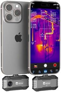 Thermal Master P1 Thermal Camera for iPhone & Android (USB-C), 320 x 240 X³ IR Resolution, Professional Thermal Imaging Camera -20°C to 600°C, Ideal for HVAC and Water Leak Detection - P1 Grey