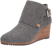 Dr. Scholl's Shoes womens Create Booties Ankle Boot, Mid Grey Flannel, 6 US