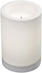 Paradise GL29016WH Solar Color Changing Flameless Candle 4-Inch by 6-Inch
