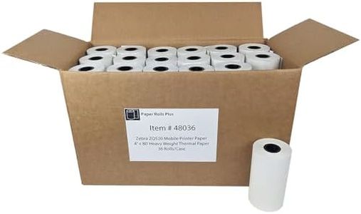 Zebra ZQ520/QL420/RW420 Mobile Printer Thermal Paper (36 rolls) - Law Enforcement E-Citation Ticket Paper - (NOT LABELS)