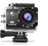 DIVINE 4K 30Fps Action Camera Ultra Hd Underwater Camera 170 Degree Wide Angle 98Ft Waterproof Camera (Light 4K Action (4K Ac)) - Digital, Multicolor (DDC-48)