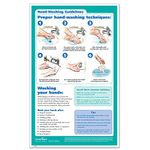 ComplyRight Hand Washing Poster | 8.5” x 14” | Workplace Safety