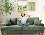 Kidirect 87in Green Sofa, Couches f