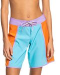 Roxy Women's Colorblock 9" Boardshorth Board Shorts, White, Small