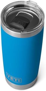 YETI Rambler 20 oz Tumbler, Stainless Steel, Vacuum Insulated with MagSlider Lid, Big Wave Blue