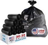 Heavy Duty Trash Bags 30-33 Gallon,