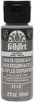 FolkArt Multi-Surface Metallic Paint in Assorted Colors (2 oz), Metallic Nickel