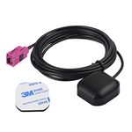 Bingfu Vehicle Waterproof Active GPS Navigation Antenna with Fakra H Pink Connector Compatible with Ford F-150 F-250-F-550 Focus Edge Escape Expedition Explorer Fusion Mustang Taurus Truck SUV