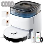 Lefant M3 Robot Vacuum Cleaner with Mop, All-in-One Station with 12,000Pa Suction, Self-Emptying & Auto Mop Wash & Dry, dToF Laser Navigation, APP/Alexa Control, Works on WiFi 2.4G & 5G