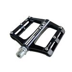 UPANBIKE Mountain Bike Bearing Pedals 9/16 inch Spindle Aluminum Alloy Flat Platform for BMX MTB Road Bicycle (Black)