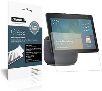 dipos I Pellicola Protettiva Opaco Compatibile con Amazon Echo Show 10 (3. Generation) Protezione Vetro Flessibile 9H