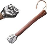 Fist Hammer, 2.1 lbs Stainless Steel Hammer with Solid Wood Handle for Outdoor Camping, Multi-Purpose Crafts and Hardware Tools, Also a Good Gift Choice
